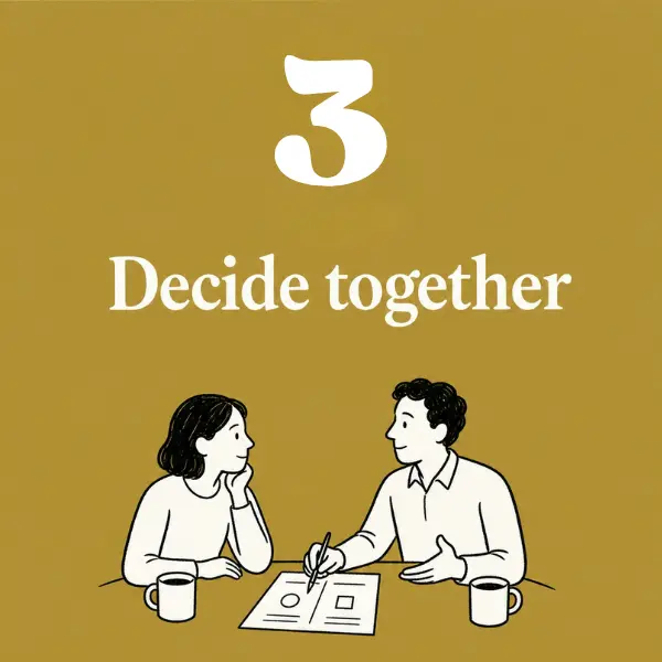 Step 3: Decide together
